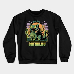 Cat cthulhu Crewneck Sweatshirt